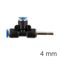 AIRCRAFT Insert T-joint Side Pu 4mm